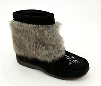 Canadiana Bottes d'hiver en daim soyeux pour femme