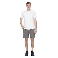 Chemise manches courtes pour homme Dark Black Tailles P-TTG