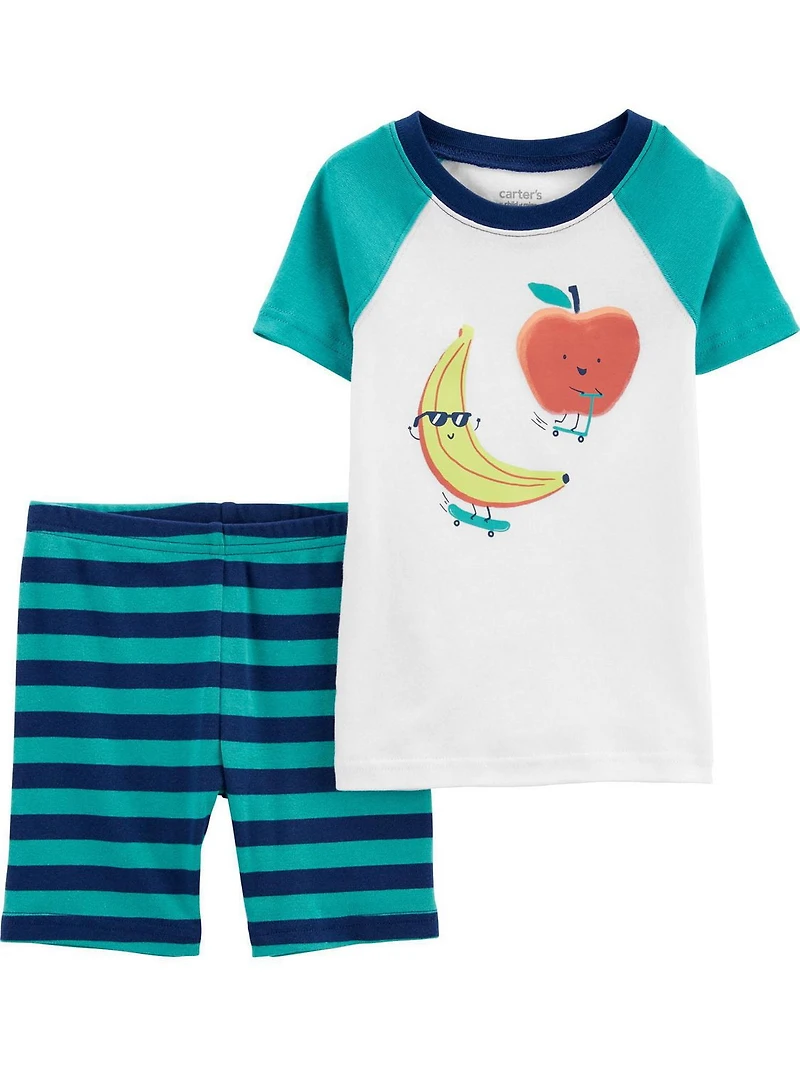 Pyjama 4 pièces pour tout-petits Garcon Coton Child of Mine made by Carter’s - Légumes verts