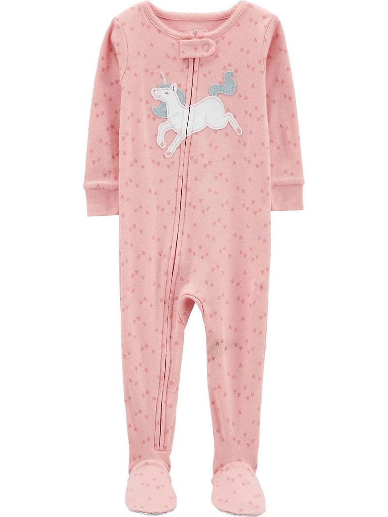 Child of Mine made by Carter's 1pc Pajama - Pink Unicorn Cat