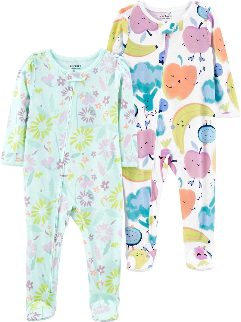 Child of Mine made by Carter's 1pc Pyjama - Fruit Vert Floral