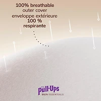 Sous-vêtements d’entraînement Pull-Ups Skin Essentials pour filles, 2T-5T (14 à 18 kg), 99-112 sous-vêtements
