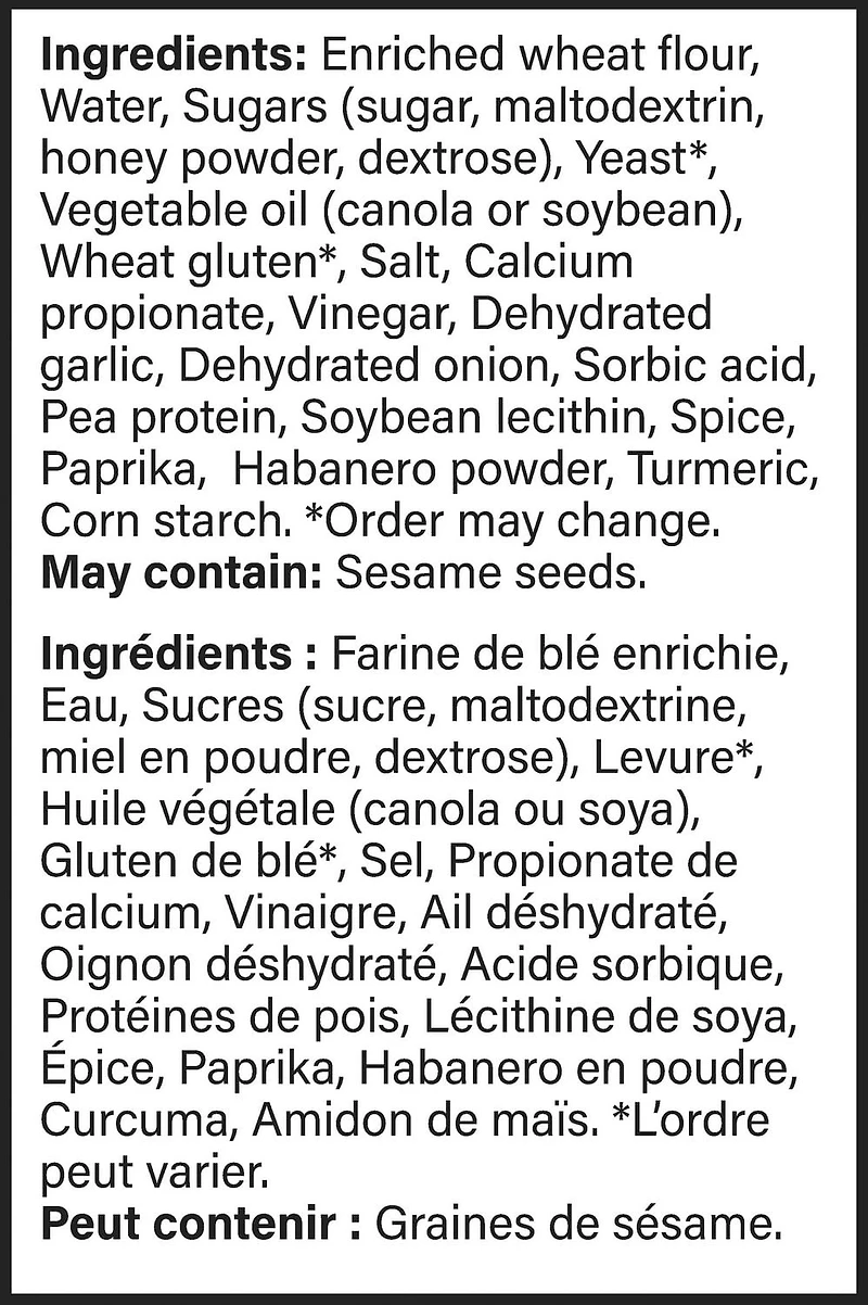 Dempster’s® Signature Spicy Habanero Burger Buns, Pack of 8