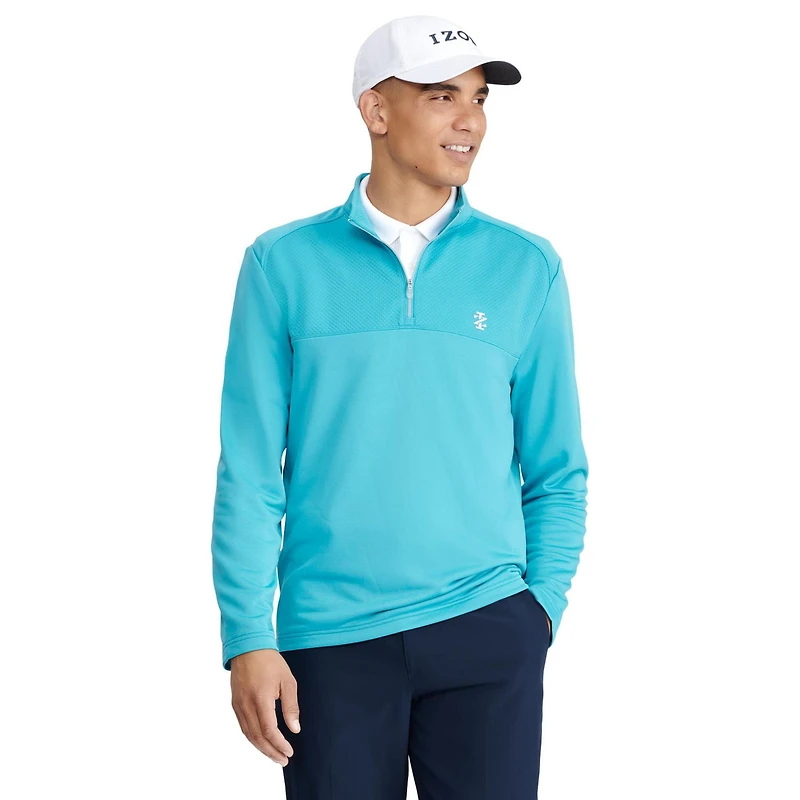 IZOD VESTE GOLF HOMME RÉSIST EAU 1/4ZIP