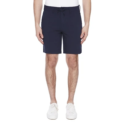 Dark Black Men's Pull-On Short - Navy, Sizes 30-40