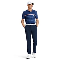 IZOD MENS SHORT SLEEVE GOLF STRIPE POLO