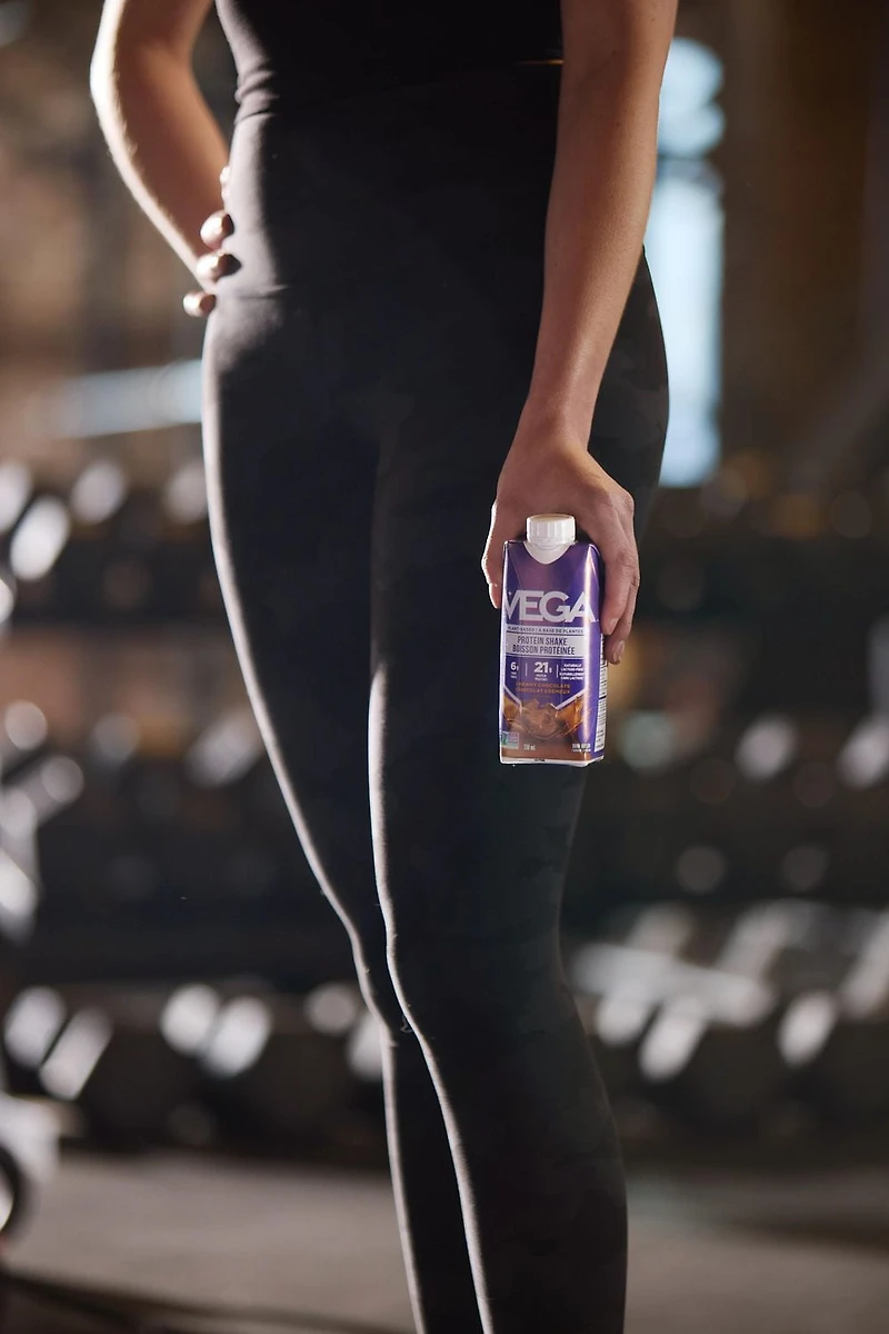 Vega Protein Shake Creamy Chocolate (4ct), Plant-powered protein on-the-go.