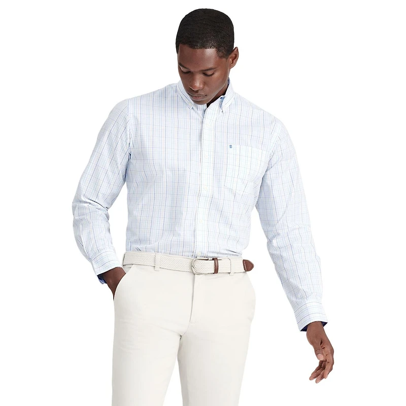 IZOD MENS LONG SLEEVE CLASSIC WOVEN