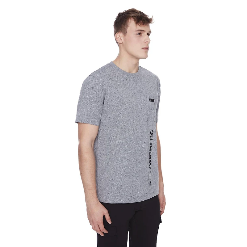 Dark Black Men's Short-Sleeve T-Shirt