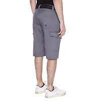 Capri Cargo à ceinture pour homme de Dark Black - Gris Tailles 30-40