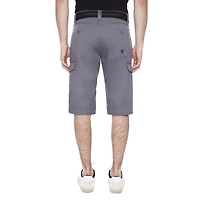 Capri Cargo à ceinture pour homme de Dark Black - Gris Tailles 30-40