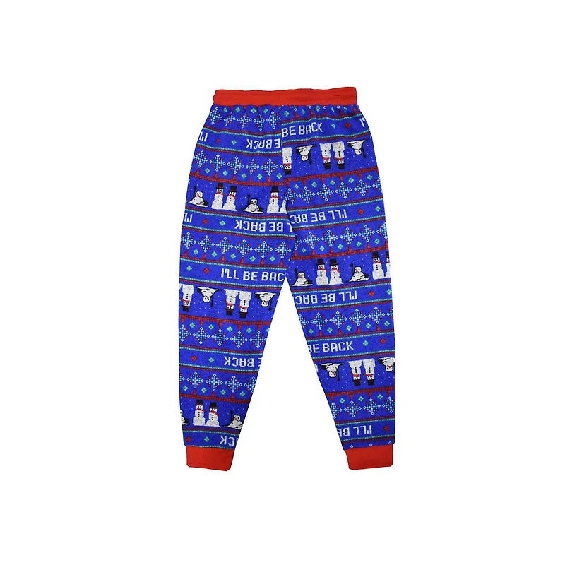 Pantalon de nuit pour hommes DesignLab Back Snowmen