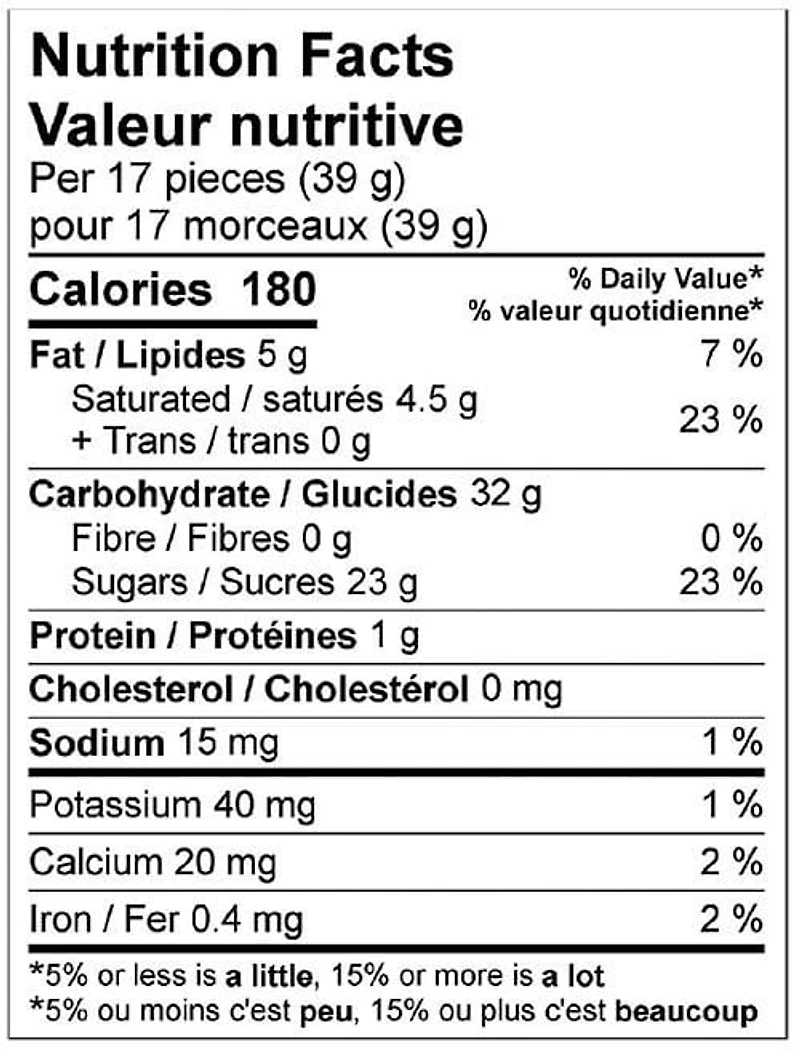 Charleston chew stand up bag