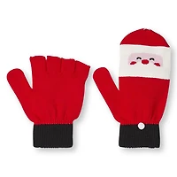 George Women's Santa Flip Gloves
