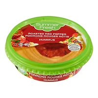 Summer Fresh Roasted Red Pepper Hummus
