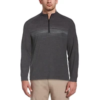 Ben Hogan Performance Men's Long Sleeve Water Resistant Print 1/4 Zip