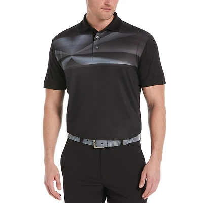 Ben Hogan Polo de golf à imprimé poitrine pour homme
