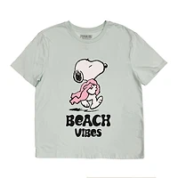 T-shirt avec imprimé Snoopy Peanuts pour femmes