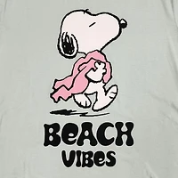 T-shirt avec imprimé Snoopy Peanuts pour femmes