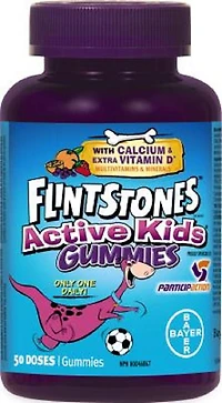 Flintstones Active Kids Calcium and Extra Vitamin D Gummies