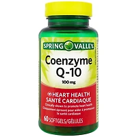 Spring Valley Coenzyme Q-10 100 mg, 60 Softgels