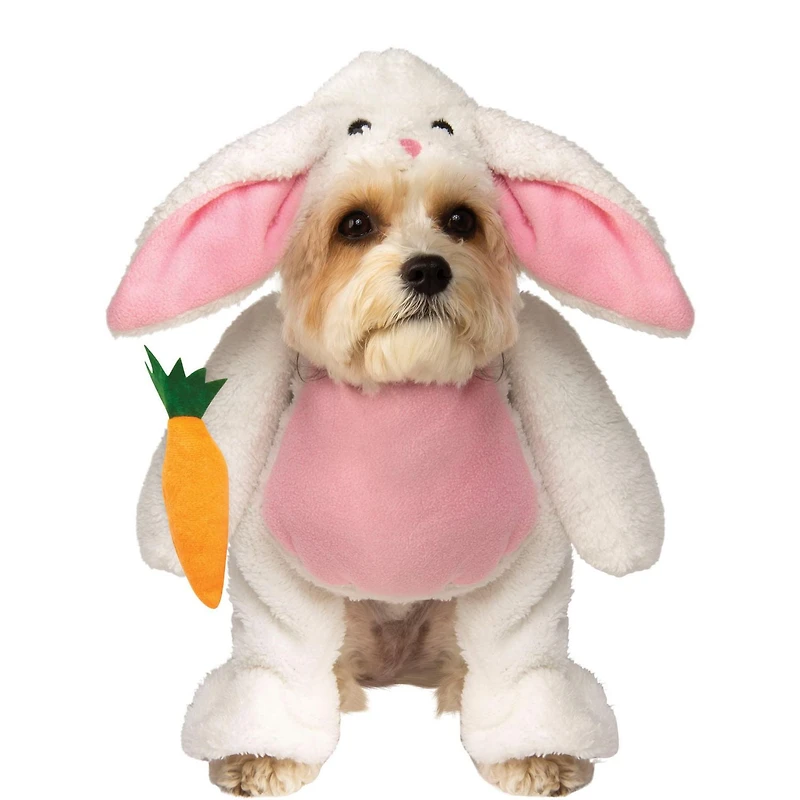 Costume de marche pour animaux Lapin Blanc par Rubies pour chiens ou chats
