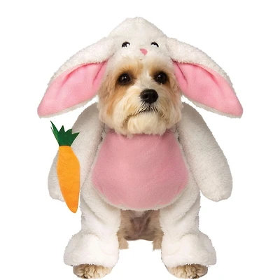 Costume de marche pour animaux Lapin Blanc par Rubies pour chiens ou chats