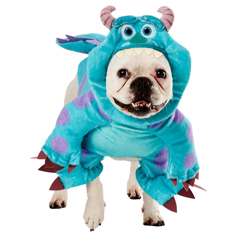 Costume de compagnon marchant Sulley Disney Monsters Inc. pour chiens ou chats par Rubies