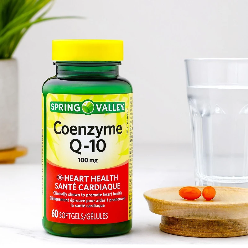 Spring Valley Coenzyme Q-10 100 mg, 60 Softgels