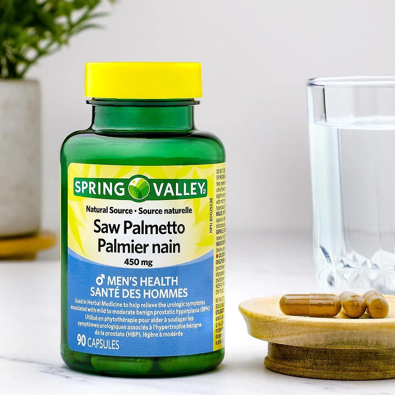 Spring Valley Saw Palmetto 450 mg, Male