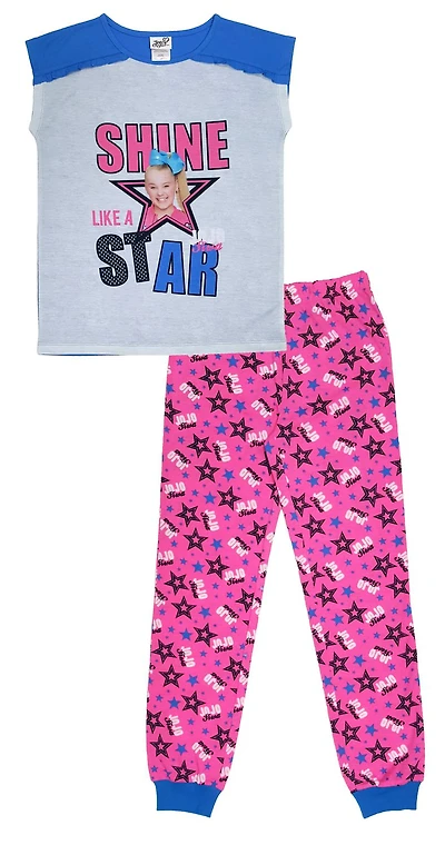 JoJo Siwa Ensemble de pyjama 2 pièces à manches courtes pour fille