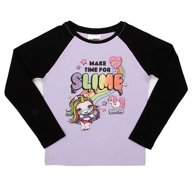 Poopsie Girl's long sleeve raglan Tee