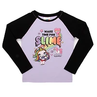 Poopsie Girl's long sleeve raglan Tee