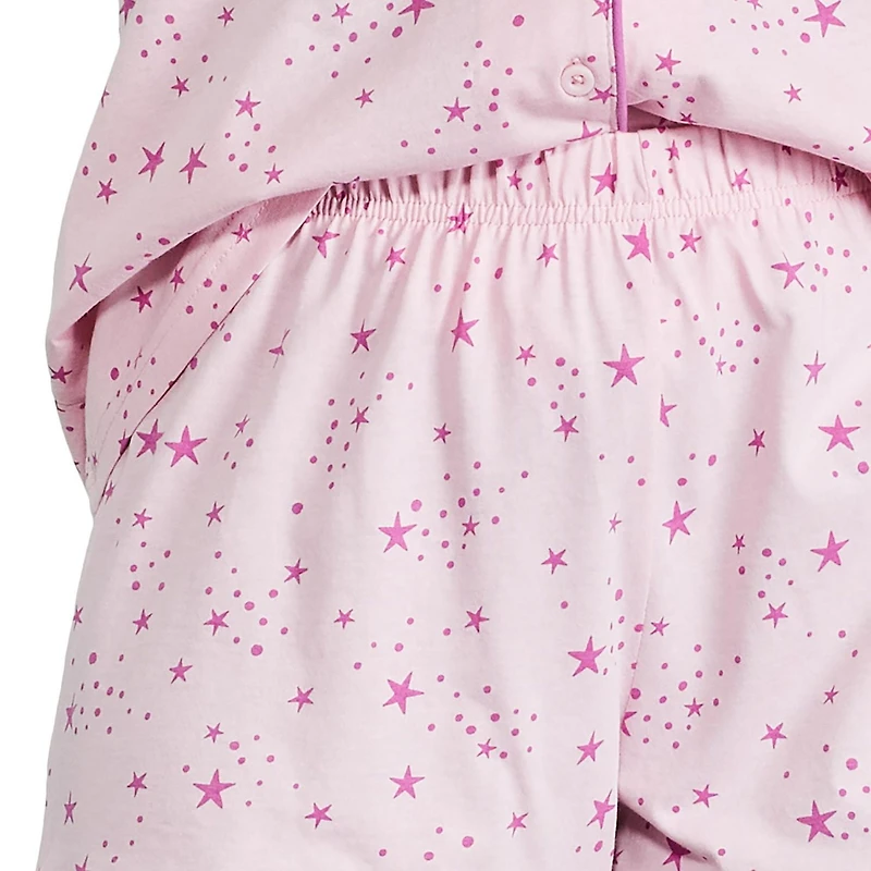 Pyjama 2 pièces avec haut à col cranté George pour femmes