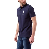 U.S. POLO ASSN Polo uni en piqué pour hommes