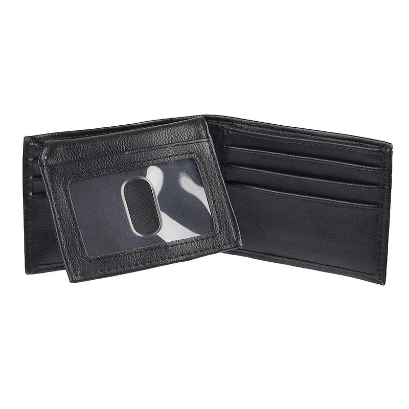 Genuine Dickies Men's Passcase Leather Wallet, One size