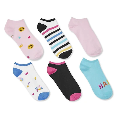 Lot de 6 chaussettes invisibles ultra douces George pour filles