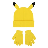 Ensemble Pokemon  Hat/Glv sous licence pour jeunes Ensemble Chapeau/ Glv pour jeunes sous licence