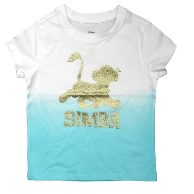 T-Shirt Lion King teint par immersion pour toute-petite fille