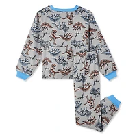 George Boys' 2-Piece Flannel Pajama Set