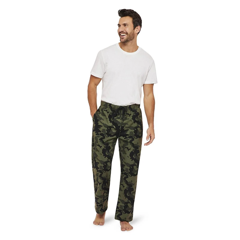 Pantalon de nuit en polyester brossé George pour hommes