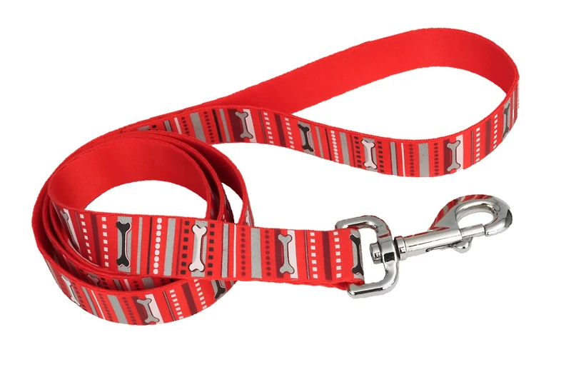 Pet Attire By Coastal Red Laisse réfléchissante pour chien, 1" x 6' 1" x 06'