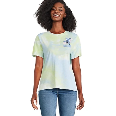 Disney Women's Stitch Tie Dye Tee