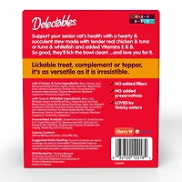 Delectables Stew Senior Cat Treats Variety Pack, 12x40g (12pk)