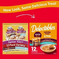 Delectables Stew Senior Cat Treats Variety Pack, 12x40g (12pk)