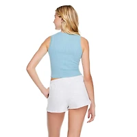 Débardeur côtelé No Boundaries pour femmes