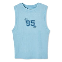 Débardeur côtelé No Boundaries pour femmes