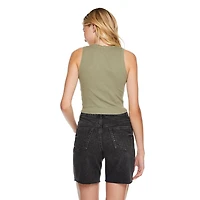No Boundaries Women's Rib Tank Top
