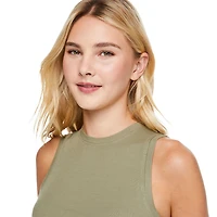 No Boundaries Women's Rib Tank Top