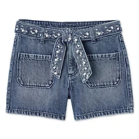 Short en denim avec ceinture George pour filles